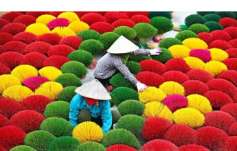 Excursion au village d'encens de Quang Phu Cau 