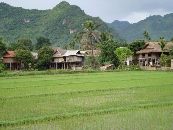 Les-maisons-sur-pilotis-à-Mai-Chau