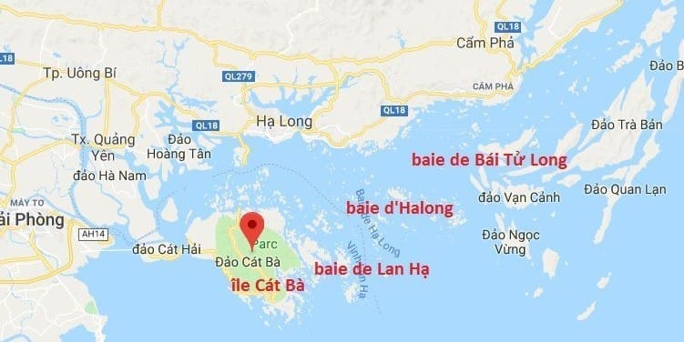Carte de Halong