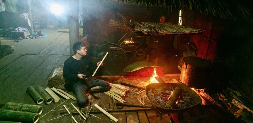 Sécher-les-tiges-d'encens