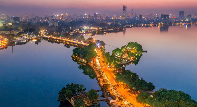 le-lac-de-Ouest-Ho-Tay