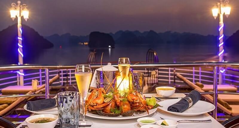 Croisière baie Halong 3 jours 2 nuits diner