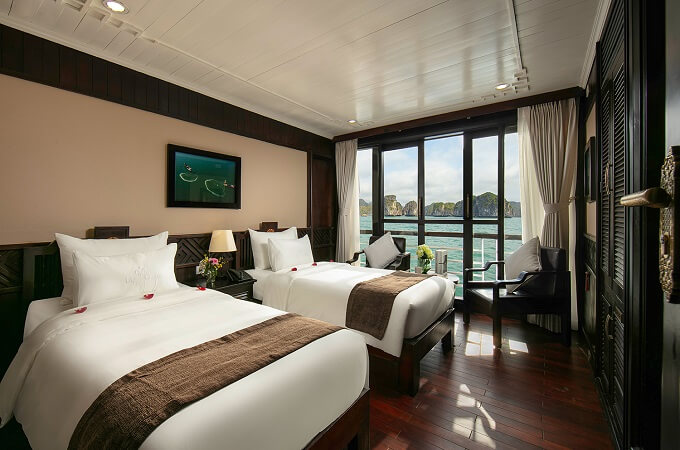 Cabine Familiale Deluxe avec vue sur l’océan