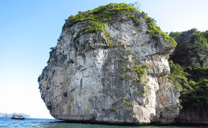 Un spot exceptionnel pour l'escalade