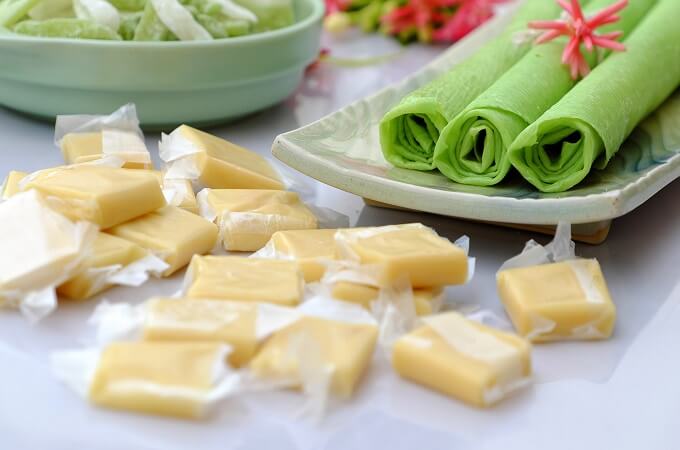 Les bonbons à la noix de coco Ben Tre