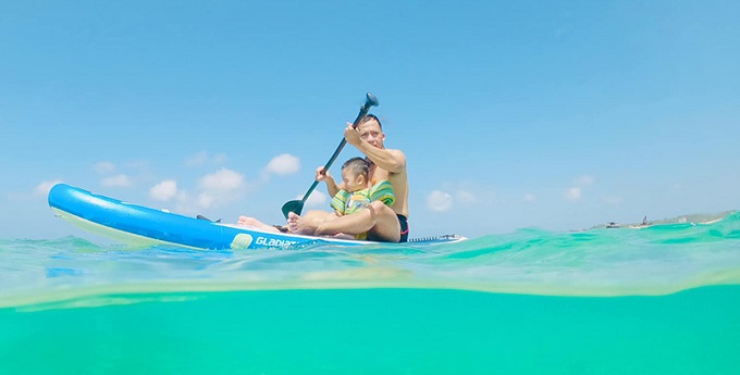 Navigation SUP sur l'île de Phu Quy