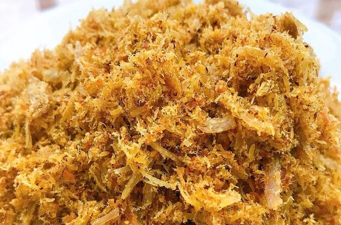 Porc séché ou ruốc (avec colorant)