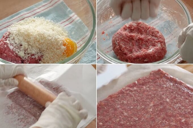 Faire les boulettes de viande