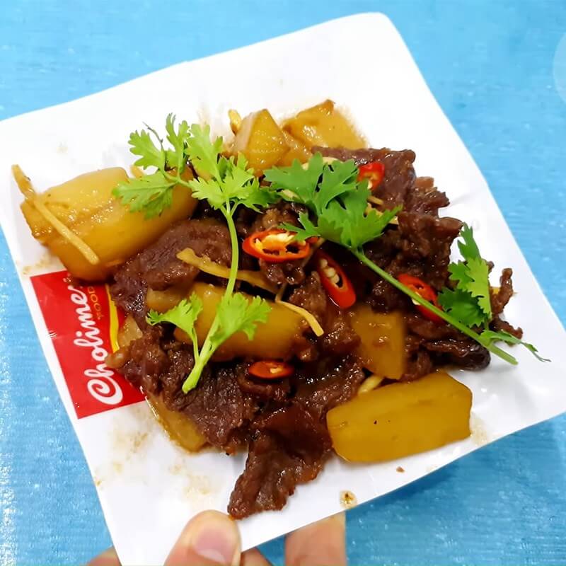 Bœuf mijoté aux radis blancs