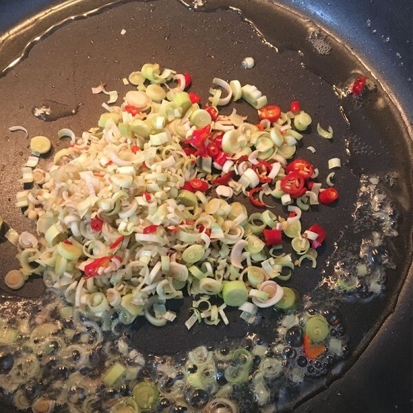 Citronnelle et piment frite