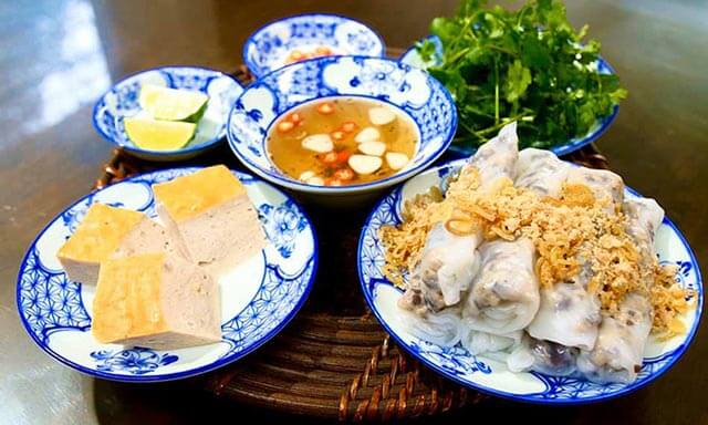 Banh cuon Thanh Tri, raviolis