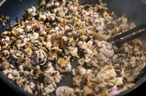 Garniture de viande sautée