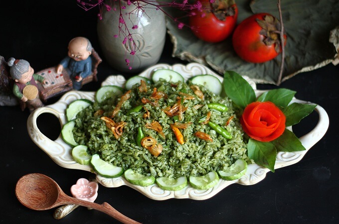 Exigences pour une belle assiette de riz sauté aux basilic citron