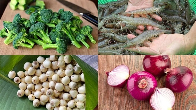 Les ingrédients de la soupe