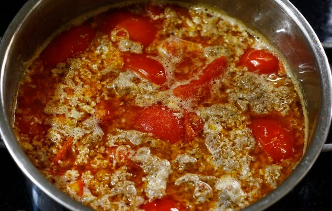 Compléter la marmite de la soupe