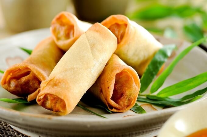 Rouleaux impériaux vietnamiens (NEMS) croustillants, chả giò