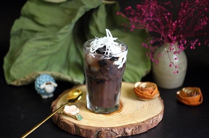 Dessert vietnamien à base de haricots noirs