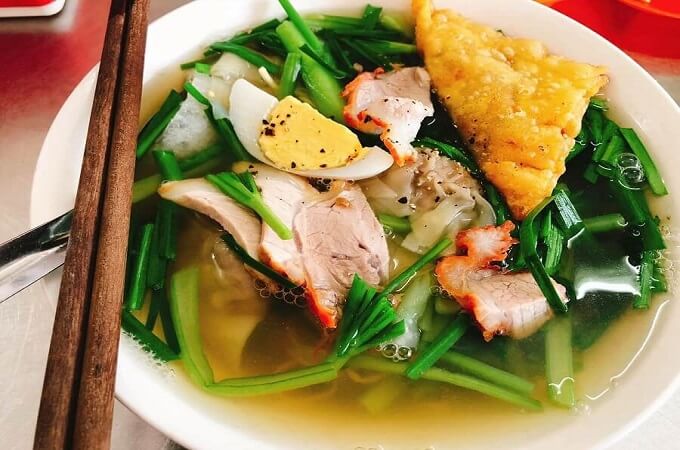 mì vằn thắn specialité hanoien