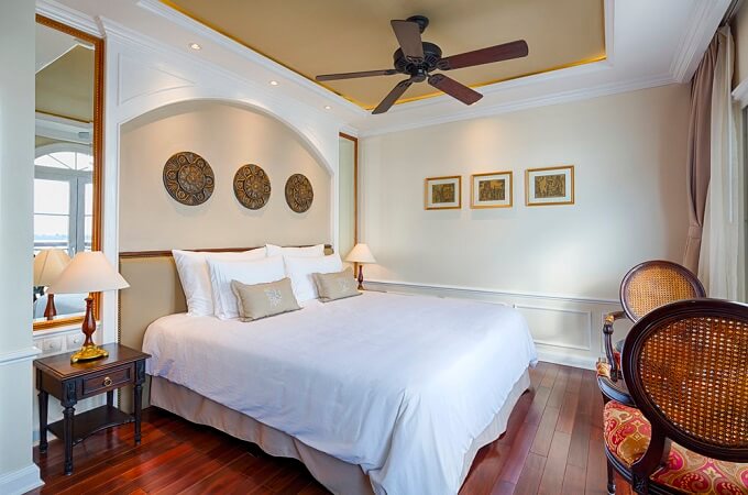 La cabine Vista Suite du navire Mekong Navigator