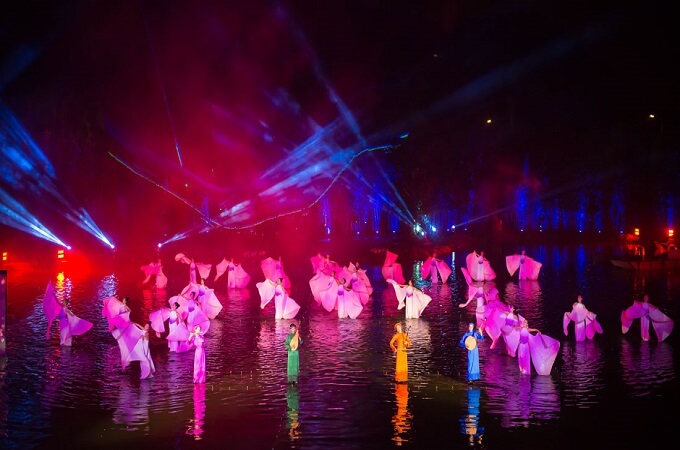 D’impressionnants effets de Mapping en 3D sur fond de musique traditionnelle