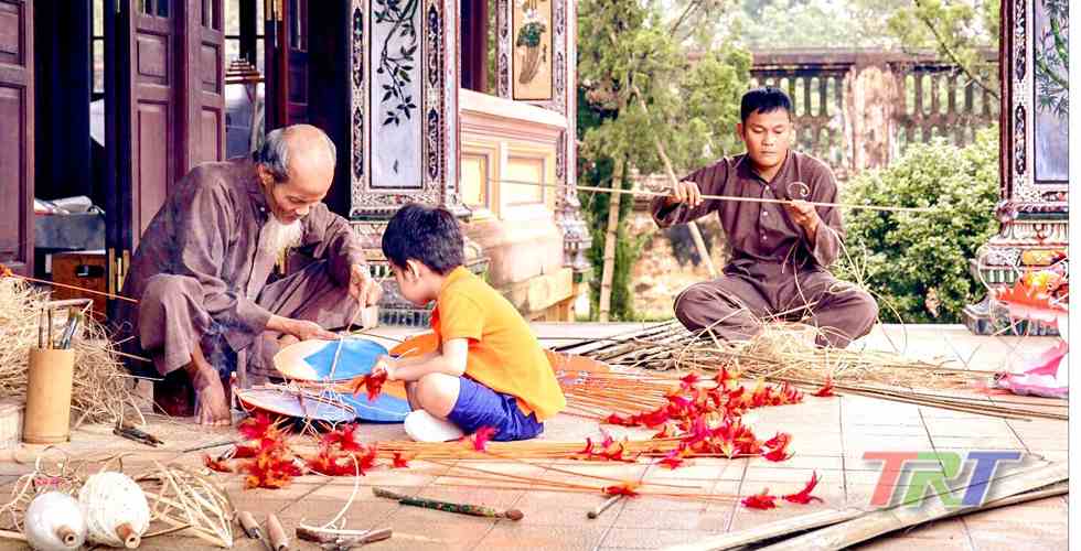 Village de cerf-volants à Hue