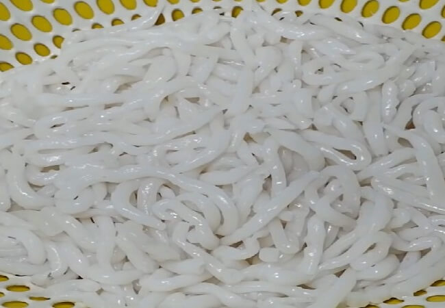 Les nouilles de “Bánh canh Nam Phổ” est différentes avec les autres régions