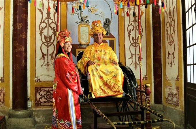 Dîner royal costumé à Hue