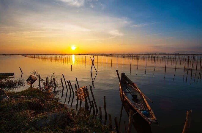 Le lever du soleil est un moment magique