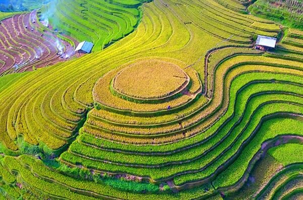 Beauté époustouflante à flanc de montagnes