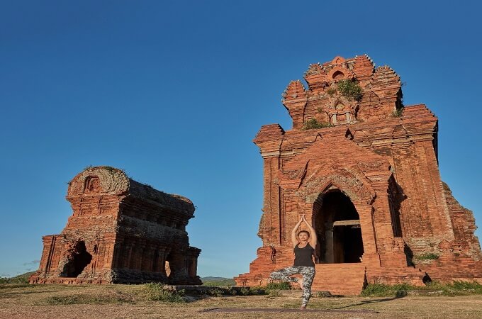 Les tours de l’ancienne architecture du Champa
