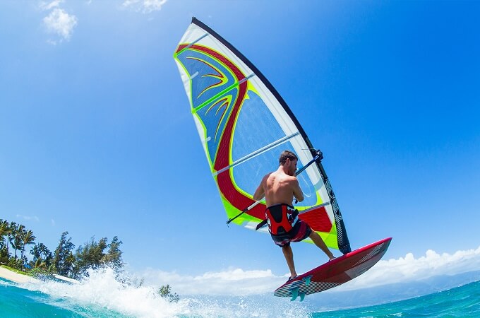 La planche à voile à Nha Trang