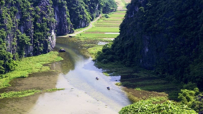 Vue depuis le sommet de la grotte Mua