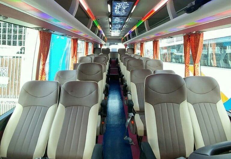 se rendre a Ninh Binh depuis Hanoi bus siège