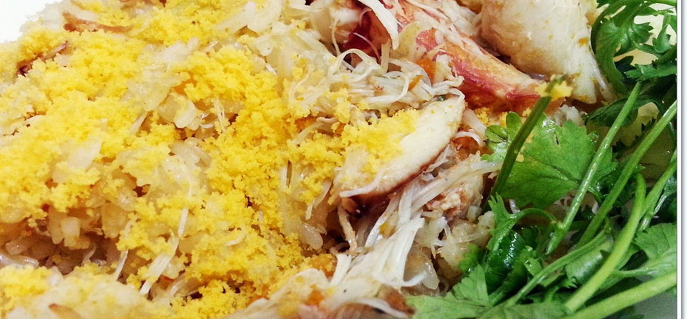 riz aux crabes au Vietnam