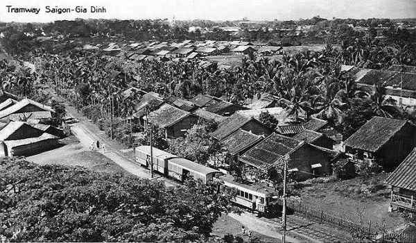 La première ligne de tramway au Vietnam reliant Saigon - Gia Dinh