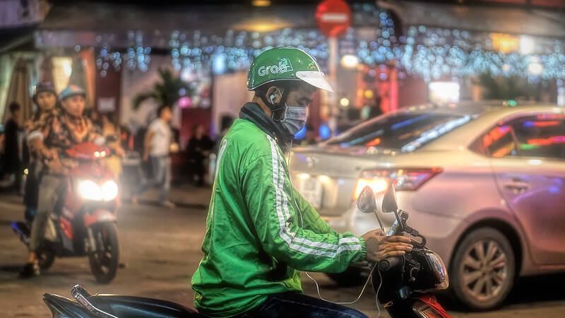 Le service de Grab, Be, Goviet est très apprécié dans les grandes villes