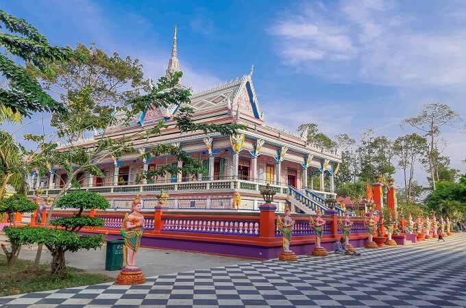 Pagode Chen Kieu, un temple khmer unique à Soc Trang