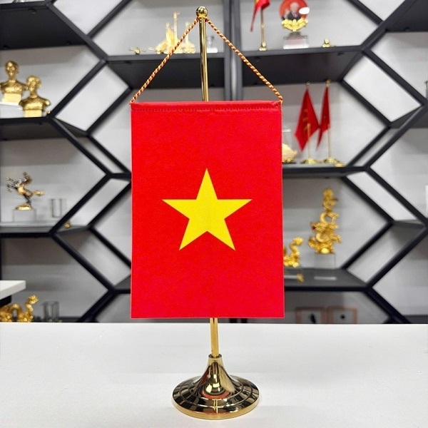 Drapeau vietnamien déco bureau