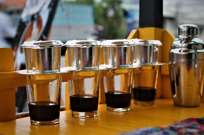 Le café filtre est très apprécié au Vietnam