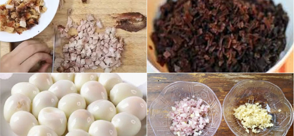 Les ingrédients de Xiu Pao