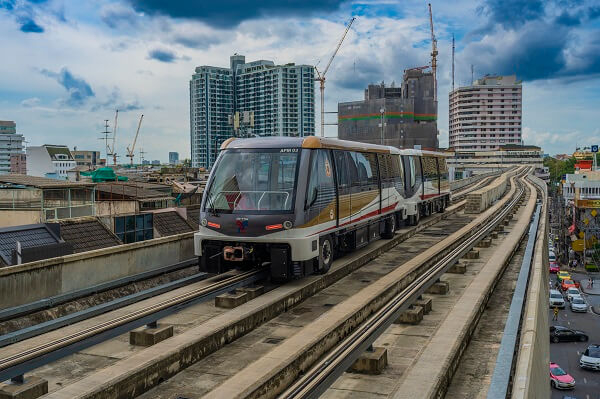Le Skytrain BTS à Bangkok