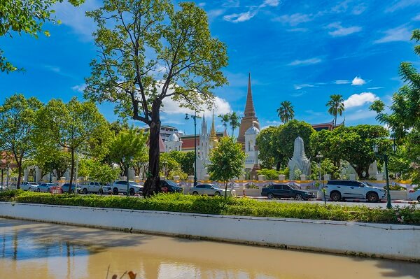 Le canal Khlong à Bangkok