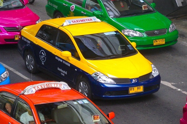 Les taxis colorés de Pattaya