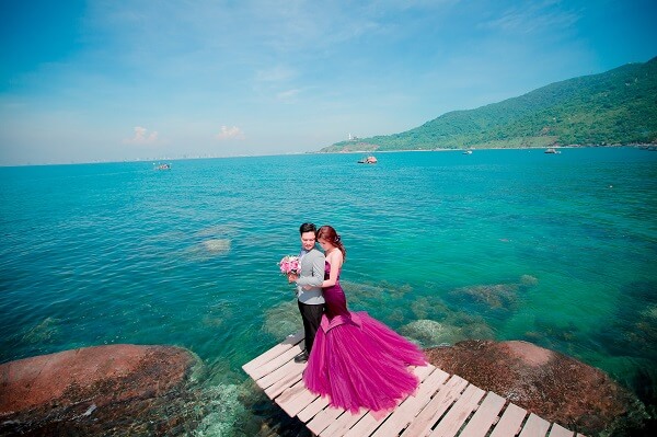 Photo mariage d'un jeune couple à Da Nang