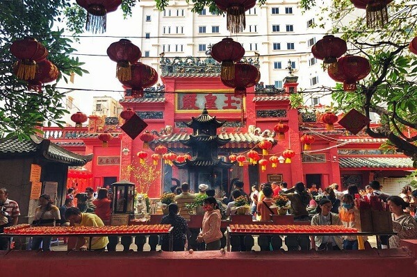 Pagode Ngoc Hoang à Saigon