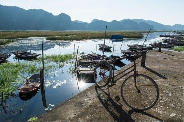 La balade à vélo à Van Long est une activité à ne surtout pas manquer