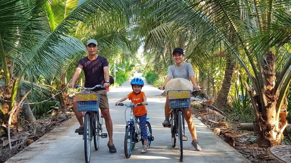 À la découverte de Ben Tre à vélo