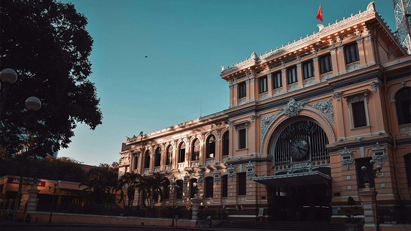 La poste centrale Ho Chi Minh