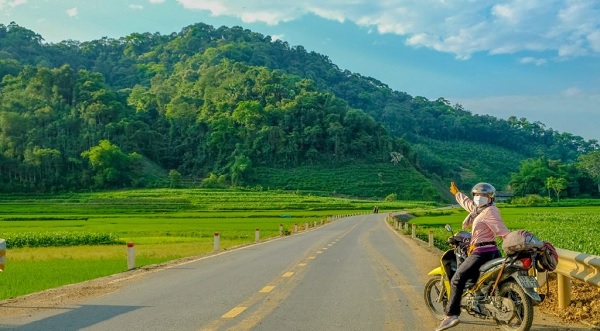 La route vers le parc national de Ba Be
