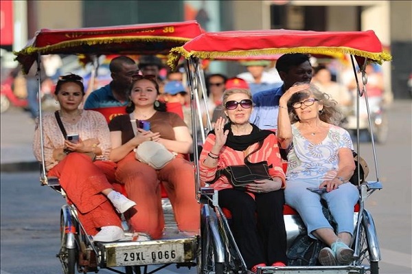 Balade en cyclo-pousse dans le centre-ville